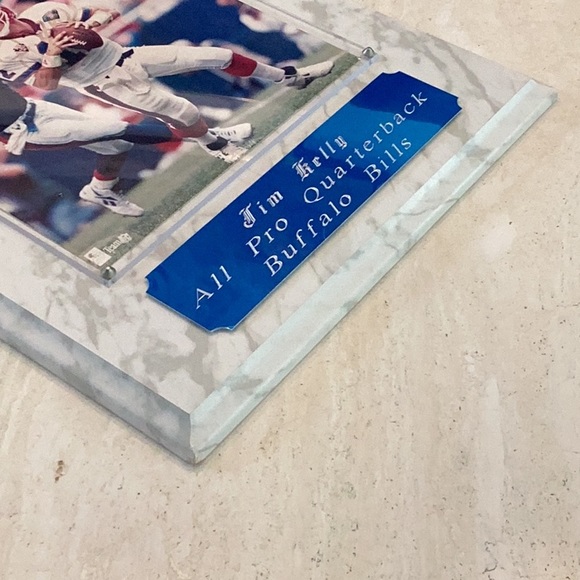 Buffalo Bills Jim Kelly Signed Autographed Photo Plaque Quarterback Certificate - Picture 15 of 16